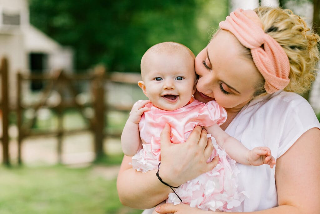 Richmond mommy-and-me photography session showcasing a single mom and her daughter with a special name tattoo.